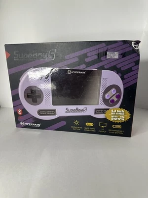 Hyperkin SupaBoy S Portable Pocket Console SNES With Original Box - Image 1 of 4