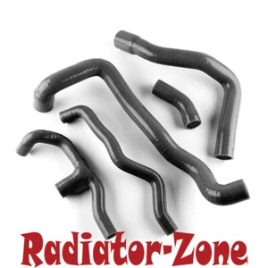 FOR MERCEDES BENZ C200K W203 COUPE SPORT 2000-2007 SILICONE RADIATOR HOSE Black - Picture 1 of 3