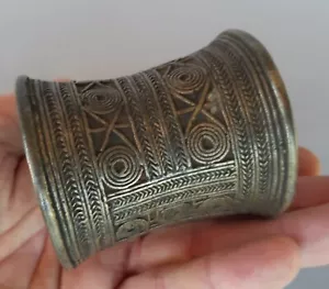 LAOS ancien bracelet Ta Oi en bronze Indochine bangle lao Indochina Vietnam Asie - Bild 1 von 12