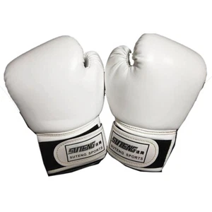 Guantes de boxeo de taekwondo de color liso para niños Muay thai bolsa divertida guantes de entrenamiento puñetazos - Imagen 1 de 3