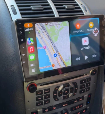 Für Peugeot 407 2004-2008 Android 15 Carplay Autoradio GPS NAVI WIFI KAM 4+64G - Bild 1 von 4