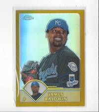 2003 Topps Chrome Baseball Gold Refractor Singles xxx/449 - You Choose