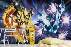 3D Cartoon Anime Robot Design Self-adhesive Removable Wallpaper Murals Wall - Picture 1 of 4