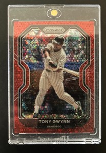 2021 Tony Gwynn Panini Prizm Red Donut Circles Prizm #/99