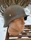 Original German Helmet M35 WW2 World War 2  ET64 Size 64