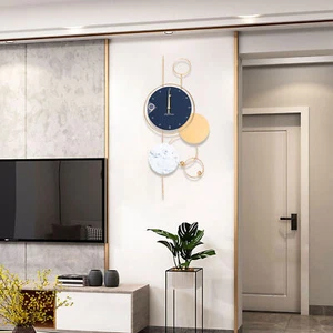 Moderno Elegante Reloj de Pared Silencioso Incorporado Barrido Segundos Movimiento Sala de Estar - Imagen 1 de 12