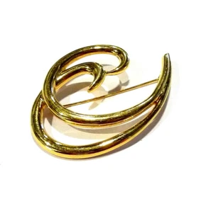 Bijou créateur broche volute Trifari brooch - Imagen 1 de 3