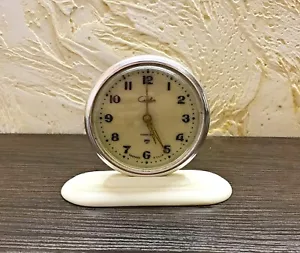 Soviet vintage mechanical alarm clock Slava - USSR. Full working - Picture 1 of 5