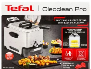 Tefal FR8058G0 New Oleoclean Pro Fryer 2300W Easy Clean Fryer 3.5L with Mitts - Picture 1 of 7