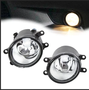 Pair Fog Lights Lamp Left & Right Side For Toyota RAV4 Camry Yaris Lexus LX570 - Picture 1 of 20