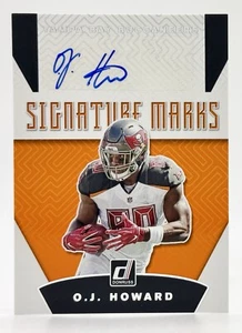2019 Donruss Signature Marks OJ Howard Auto Tampa Bay Buccaneers - Picture 1 of 2