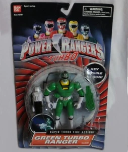Power Rangers Turbo Llave Verde Doble Acción Ranger Sellado de Fábrica Nuevo 1997 - Imagen 1 de 6