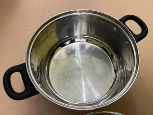 (Usato Una Volta) Russell Hobbs Pentola Stock in Acciaio Inox 24 cm - Foto 1 di 8
