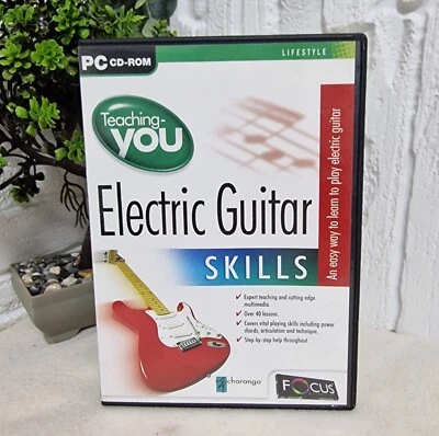 Teaching-You Electric Guitar Skills PC CD-ROM – Learn Rock Guitar – 40+ Lessons - Image 1 of 4