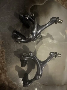 NOS CAMPAGNOLO CENTAUR CENTURY FINISH GRAY BRAKE CALIPERS BRAKES OLD ROAD RACING - Picture 1 of 2