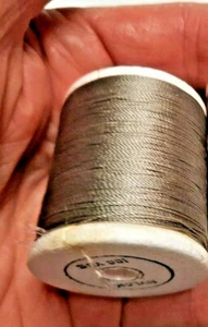 Filo di avvolgimento canna in nylon Gudebrod taglia E grigio 100 iarde legatura mosca piscina - Foto 1 di 4