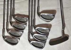Rare Daisy Jet Comb Irons 3-9 Original Putter Mens Complete Golf Club Set R.H. - Picture 1 of 12