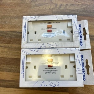 3no Nexus Double RCD Sockets - Picture 1 of 3