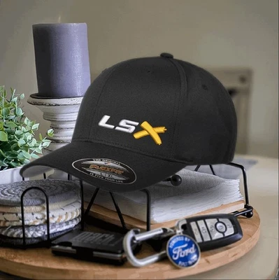 LSX - Custom Made-To-Order Embroidered Flexfit or Snapback Hat - Image 1 of 4