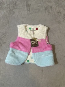 Matilda Jane Wonderment Gumdrop Lane Reversible Vest Girls Size 4 NWT - Picture 1 of 8