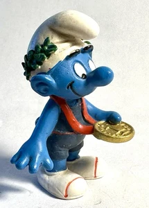 Die Schlümpfe ~ Goldmedaille Olympiasieger #20745 Schleich Peyo 2011 - Bild 1 von 2