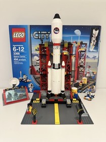 LEGO City Space Centre 3368 2011 100% COMPLETE Retired W/box & Manual & Minifigs