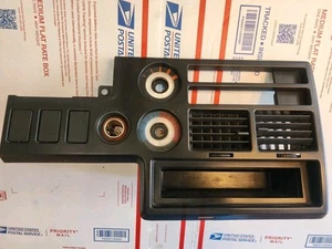 1986-1993 Mazda B2000 B2200 B2600 heater control bezel faceplate w MAP light OEM - Picture 1 of 7