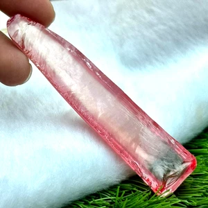 LAB CREATED 50.40 G SUNRISE PEACH PADPARADSCHA SAPPHIRE #SPS CORUNDUM Half Boule - Picture 1 of 3