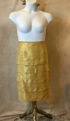 Isabella Gold Layered Dress Skirt Plus Size 22W - Image 1 of 4