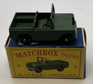 1961 Matchbox Lesney Land Rover Series II #12 With Original “D” Box - Picture 1 of 12