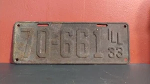 1933 LICENSE PLATE -EXCELLENT CONDITION!!! - Picture 1 of 2
