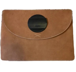 Keytas Ultra Slim 15 In. Laptop Sleeve Case Cover Genuine Leather Protective Bag - Picture 1 of 12