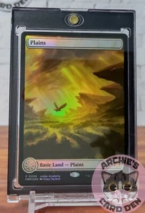 Magic The Gathering Plains (Judge Promo 2023 Arte Completo) LIMITADO Tierra Básica EN CASI COMO NUEVO - Imagen 1 de 3
