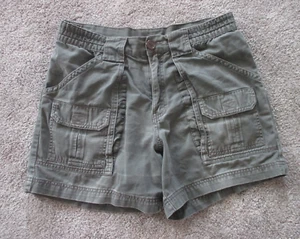 Outdoor Life Cargo Shorts Men's Olive Green Cotton Hiking Size 30 - Picture 1 of 8