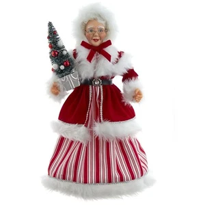 Kurt S. Adler 17.25-Inch Kringle Klaus Peprmnt Mrs. Claus - Picture 1 of 6