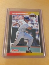 1989 Donruss #177 CANDY MALDONADO San Francisco Giants Baseball Card, Star. (NM)