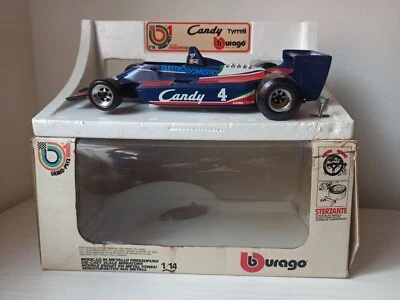 Tyrrell Burago Candy 1:14 1/14 Grand Prix Modellino Vintage - Immagine 1 di 4