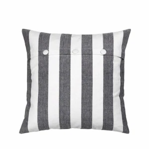 NORDIC STRIPE CUSHION - CHARCOAL - Picture 1 of 6