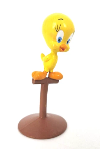 Looney Tunes Tweety Bird On Perch Loose 3.25" PVC Figure Applause 1998 Cover