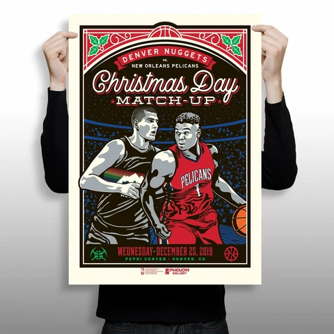 Denver Nuggets 2019 Christmas Day Game Limited Edition Serigraph (Printer Proof) Cover