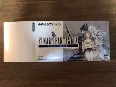 FINAL FANTASY IV Game Boy Advance Yoshitaka Amano Design Micro Included Used tc - Image 1 of 3