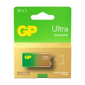 GP Ultra Alkaline G-Tech 6LR61 9V Battery Long Lasting Power Blister Exp 2029 - Picture 1 of 5