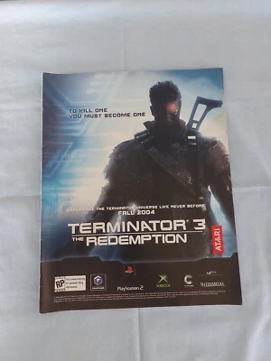 Terminator 3: The Redemption Print Magazine Page Ad Atari Nintendo GameCube PS2 - Image 1 of 4