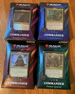 Magic: the Gathering - Commander 2019 - Set of 4 Decks - Image 1 of 4