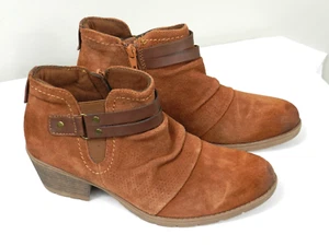 Earth Origins Stiefeletten Booties Damenschuhe Größe 9 braun Wildleder - Bild 1 von 9