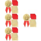  36 Set Kids Stickers Children Sports Medals Graduation Commendation Star Shape