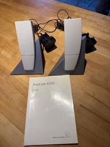 Bang & Olufsen Set Of 2 Beocom 6000 Mk2 White Handsets and Bases - Picture 1 of 5
