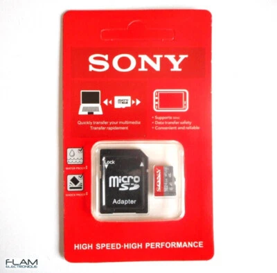 NEUF / NEW - Carte micro SD SONY 1024 Go / Gb ( 1 Tb ) class 10 - memory card - Immagine 1 di 4