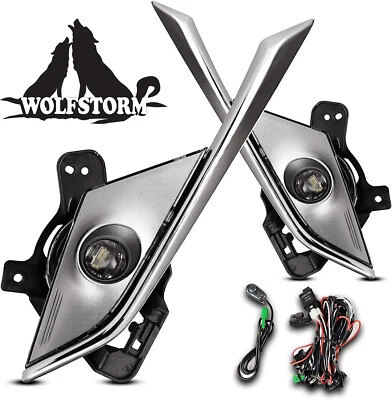 LED Fog Lights For 2016 2017 2018 2019 Mazda CX-3 Clear Lamps Left+Right Switch - Изображение 1 из 4