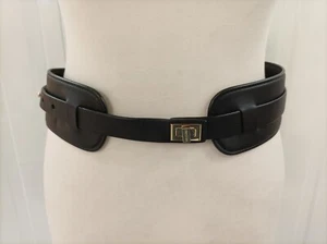 Paule Ka Adjustable Wide Leather Belt - Picture 1 of 5